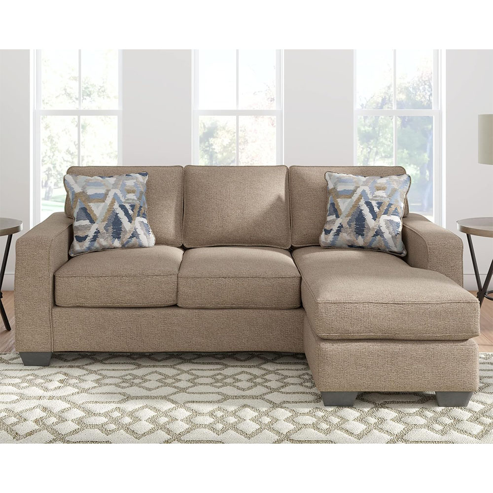 Signature Design by Ashley Greaves Modern Sectional Sofa Couch with Convertible Chaise Lounge