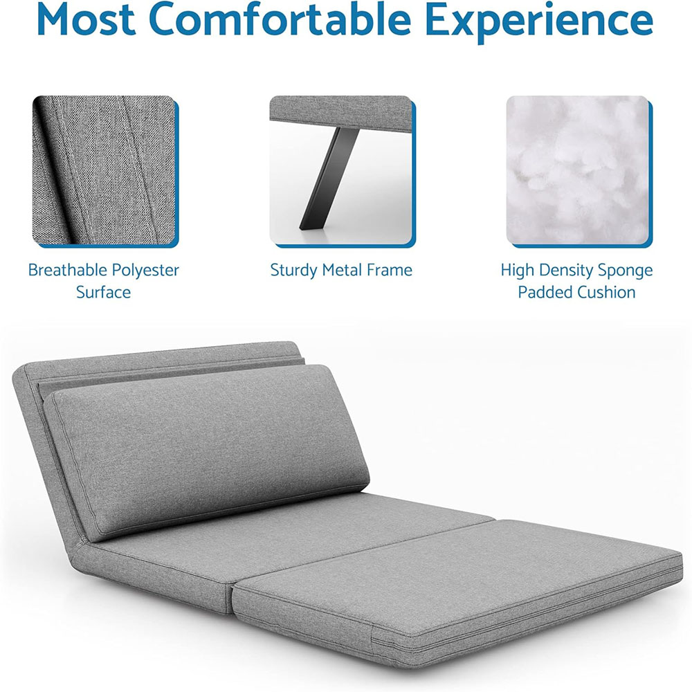 LIFERECORD Convertible Futon Sofa Bed 4 in 1 Multifunctional