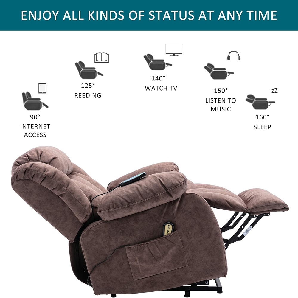 Electric massage recliner