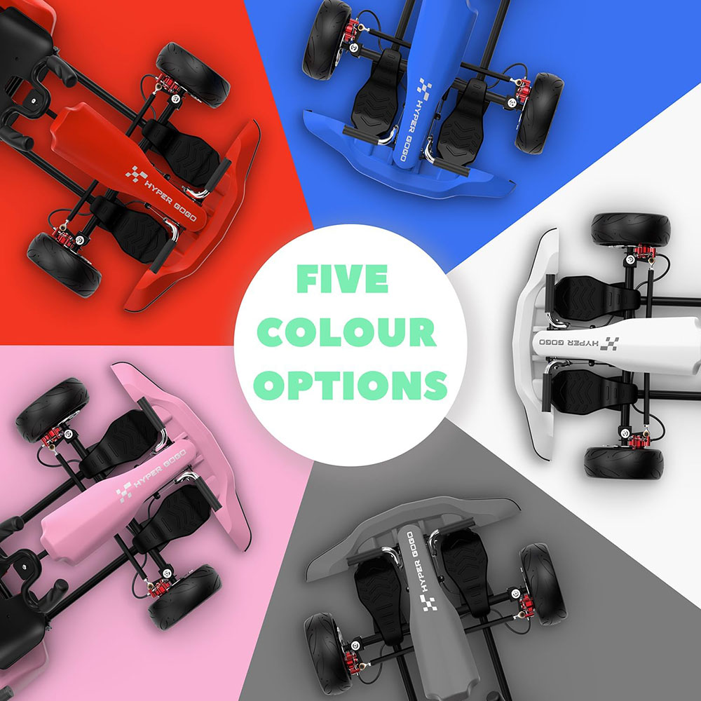 HYPER GOGO Drift GoKart Kit-Hoverboard Attachment,Outdoor Race Pedal Go Cart Car for Kids and Adults