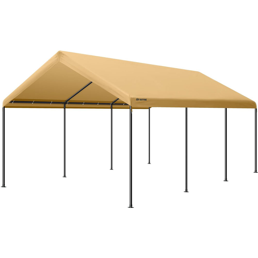 OUTFINE Carport Canopy 12x20ft Heavy Duty Boat Carport Canopy Garage