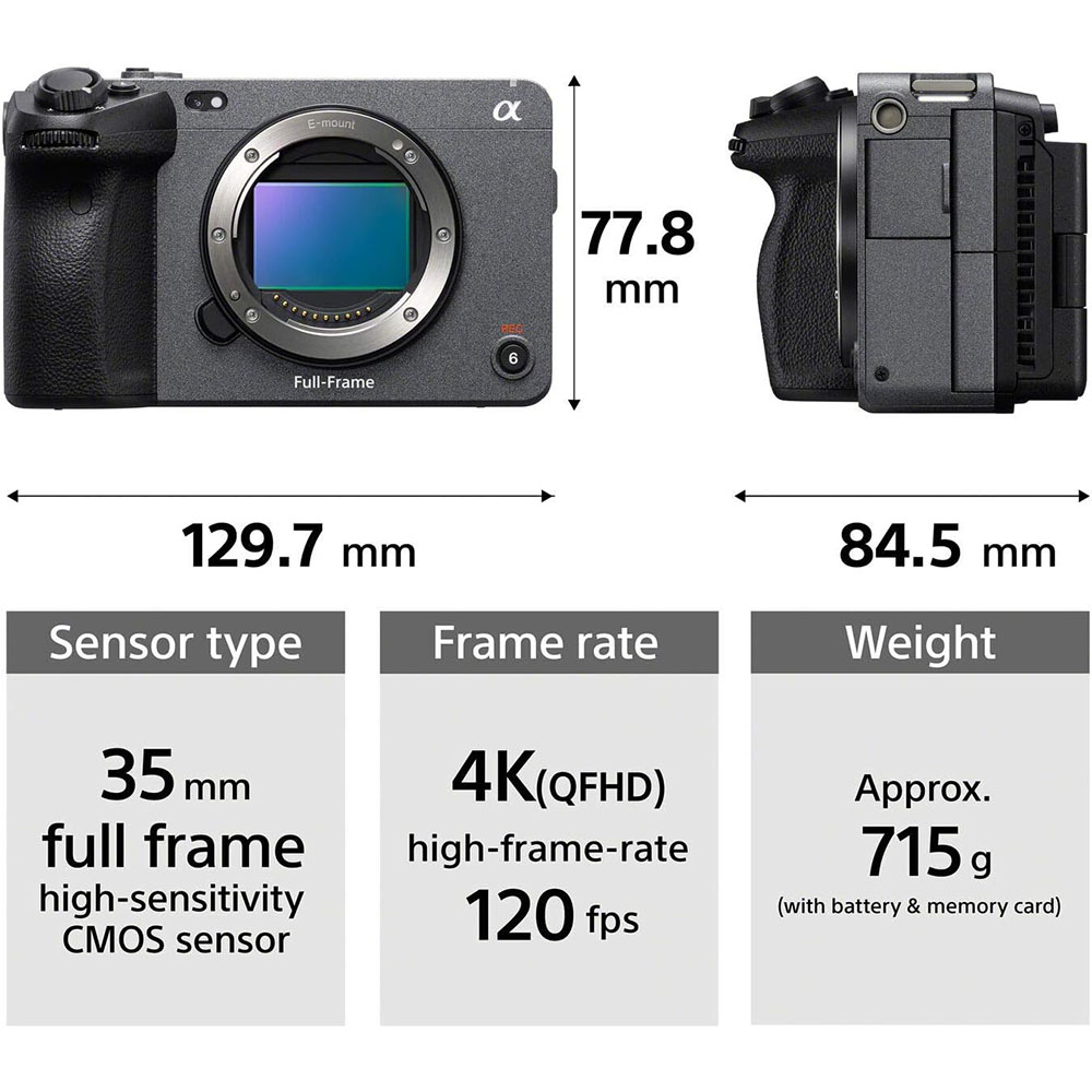 Sony Alpha FX3 ILME-FX3 | Full-frame Cinema Line Camera