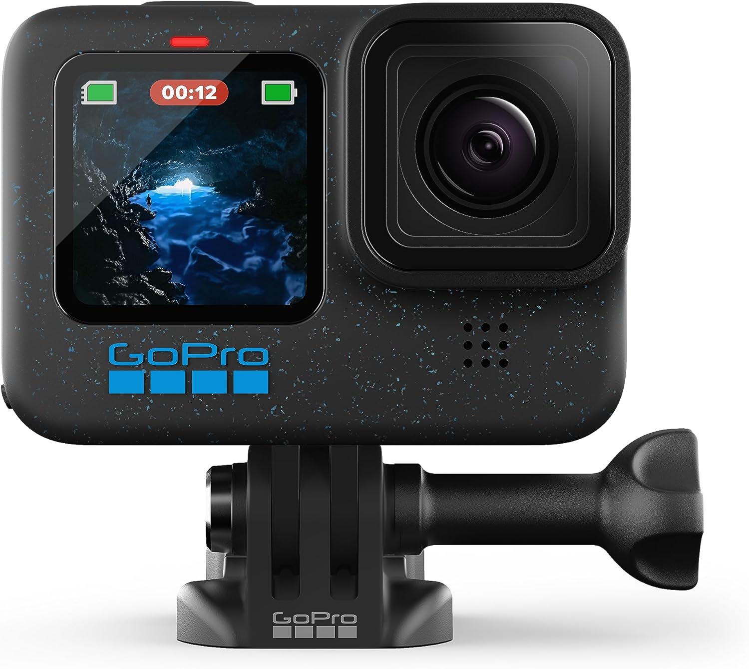 GoPro HERO12 Black - Waterproof Action Camera with 5.3K60 Ultra HD Video, 27MP Photos, HDR, 1/1.9