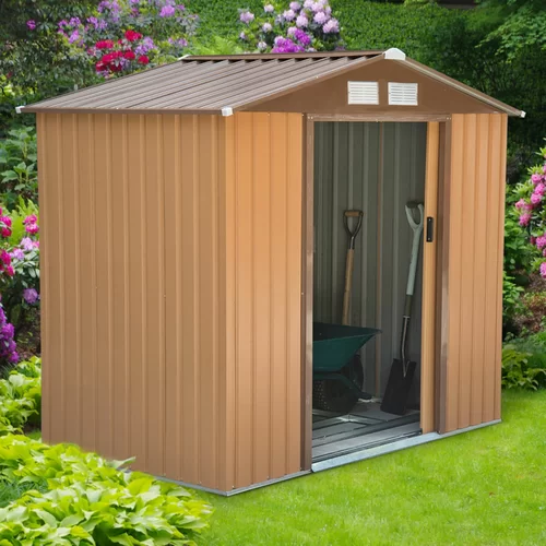 7 ft. W x 4 ft. D Tool Shed