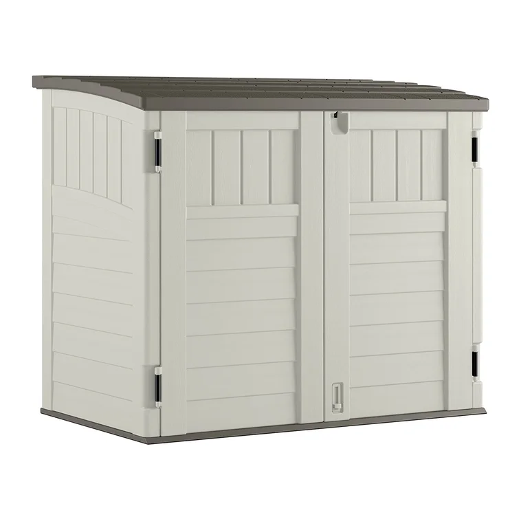 Outdoor 4 ft. 5 in. W x 2 ft. 9 in. D Plastic Horizontal Storage Shed